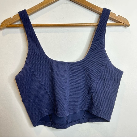 Offline Aerie Party Favor Corset Crop Top Navy Blue - Picture 7 of 9